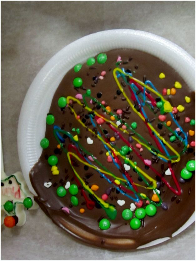 chocolate pizza