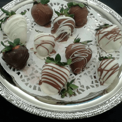 Chocolate Dipped Strawberry Platter